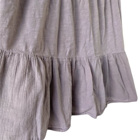 VELVET BY GRAHAM & SPENCER / LAVENDER SLUB KNIT PEPLUM TOP / LARGE - Picture 4 of 10